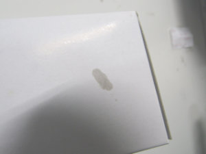 リズム ウルトランスフォーマー フィルターの元箱 染み